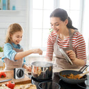 Kitchen Timers for Cooking - Chef's Kitchen Timer with Audible Alarm - Mechanical Desktop Timer - No Batteries Required - Magnetic Back - Beautiful Stainless Steel Magnetic Countdown Reminder