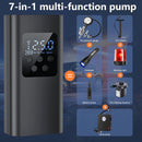 Bicycle pump - Electric bicycle pump - Bicycle pumps - 150 PSI electric air pump - 6000 mAh - Battery compressor - Mini portable air pump for bicycles - For tires, cars, bikes, motorcycles