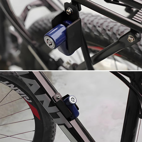 Motorcycle disc brake lock - Disc brake lock - Bicycle lock - Anti-theft protection - Bicycle - Electric bicycle - Motorcycle - Scooter - Moped - Disc brake lock - Universal - Black
