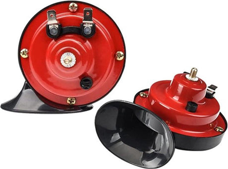 New models for 2025: a pair of train horns - 300 dB, super powerful air horn - Father's Day gifts - electric V-shaped horn with rain sound for car, motorcycle, bicycle - top quality products - gift for dad