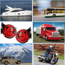 New models for 2025: a pair of train horns - 300 dB, super powerful air horn - Father's Day gifts - electric V-shaped horn with rain sound for car, motorcycle, bicycle - top quality products - gift for dad