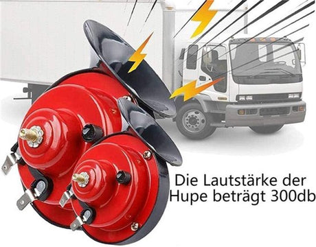 New models for 2025: a pair of train horns - 300 dB, super powerful air horn - Father's Day gifts - electric V-shaped horn with rain sound for car, motorcycle, bicycle - top quality products - gift for dad
