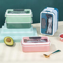 Lunch boxes - lunch box for adults - lunch box for children - lunch box with compartments - stackable lunch box - leakproof lunch container - 1600ML - with 2 layers - for children, adults, students (pink)
