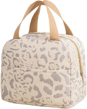 Children's Lunch Bag - Reusable Lunch Bag - Lunch Bag - Lunch Bag for Boys and Girls - Mini Insulated Bag 6L - Small Insulated Picnic Bag - For Work, School, Picnics and Travel (Beige)