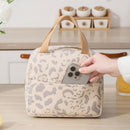 Children's Lunch Bag - Reusable Lunch Bag - Lunch Bag - Lunch Bag for Boys and Girls - Mini Insulated Bag 6L - Small Insulated Picnic Bag - For Work, School, Picnics and Travel (Beige)