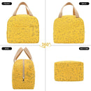 Children's Lunch Bags - Reusable Lunch Bag - Lunch Bags - Lunch Bags for Women and Men - Mini Insulated Bag 6L - Small Insulated Picnic Bag - For Work, School, Picnics and Travel (Yellow)