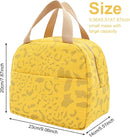 Children's Lunch Bags - Reusable Lunch Bag - Lunch Bags - Lunch Bags for Women and Men - Mini Insulated Bag 6L - Small Insulated Picnic Bag - For Work, School, Picnics and Travel (Yellow)
