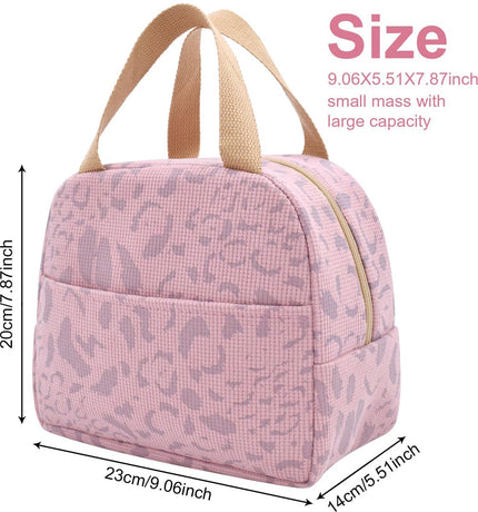 Children's Lunch Bags - Reusable Lunch Bag - Lunch Bags - Lunch Bags for Women and Men - Mini Insulated Bag 6L - Small Insulated Picnic Bag - For Work, School, Picnics and Travel (Pink)