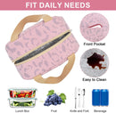 Children's Lunch Bags - Reusable Lunch Bag - Lunch Bags - Lunch Bags for Women and Men - Mini Insulated Bag 6L - Small Insulated Picnic Bag - For Work, School, Picnics and Travel (Pink)