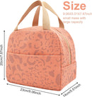Children's Lunch Bags - Reusable Lunch Bag - Lunch Bags - Lunch Bags for Women and Men - Mini Insulated Bag 6L - Small Insulated Picnic Bag - For Work, School, Picnics and Travel (Orange)