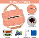 Children's Lunch Bags - Reusable Lunch Bag - Lunch Bags - Lunch Bags for Women and Men - Mini Insulated Bag 6L - Small Insulated Picnic Bag - For Work, School, Picnics and Travel (Orange)
