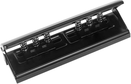 piece - Adjustable 6-hole punch - hole punch for diaries, personal planners and refill pages for files - refill pages - black