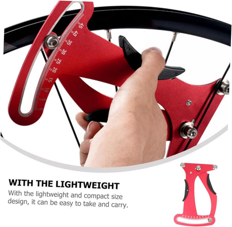 Spoke Tension Meter - Bicycle Spoke Tools - Spoke Tensioner - Portable Tension Meter - Wear-Resistant for Accurate Bicycle Measurement - Compatible with Bladed Spokes - Durable Construction