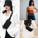 Fanny pack - Men's and Women's - Pouch - Fanny pack - Shoulder bag for phone - Travel - Walking - Black
