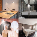 LED indoor wall light with battery, 1 piece, touch control, 3 brightness levels, 360° rotation, suitable for living room, bedroom, stairs, hallway, wireless wall light, white