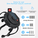 The head massager features 3 vibrating contacts, is ultra-rechargeable, and has a removable head attachment. Suitable for pain and anxiety relief, stress reduction, relaxation, and deep sleep.