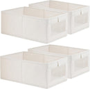 Storage Bins - Laundry Bins - Clothes Organizers - Closet Organizers and Storage Bins - for Clothes - Jeans - Toys - Books - Shelves - Cabinets - Wardrobes (Set of 4)