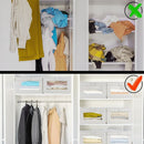 Storage Bins - Laundry Bins - Clothes Organizers - Closet Organizers and Storage Bins - for Clothes - Jeans - Toys - Books - Shelves - Cabinets - Wardrobes (Set of 4)