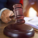 President's gavel - Wooden gavel - President's gavel with striking block - Auction gavel