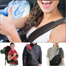 Seat belt protectors - Pack of 2 - Seat belt protectors - Seat belt protectors - Seat belt protectors for adults - Suitable for children's and adult seat belts (black and red)