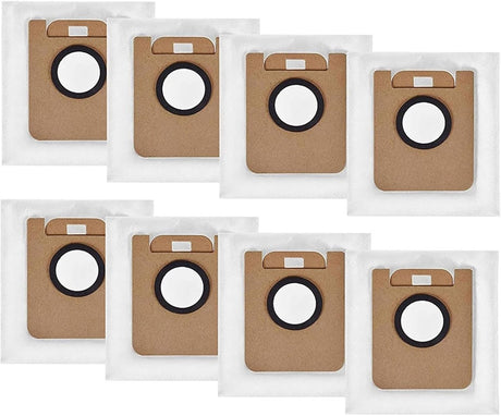 Vacuum cleaner bags - Eco-friendly vacuum cleaner bags - Practical vacuum cleaner bags - 8 reusable vacuum cleaner bags - Replacement parts for robot vacuum cleaners
