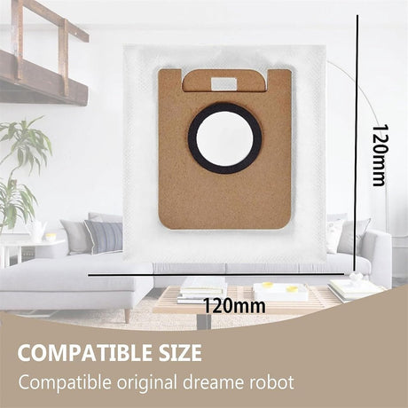 Vacuum cleaner bags - Eco-friendly vacuum cleaner bags - Practical vacuum cleaner bags - 8 reusable vacuum cleaner bags - Replacement parts for robot vacuum cleaners
