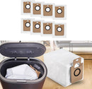 Vacuum cleaner bags - Eco-friendly vacuum cleaner bags - Practical vacuum cleaner bags - 8 reusable vacuum cleaner bags - Replacement parts for robot vacuum cleaners