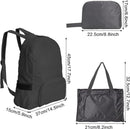 Backpack - Backpack - Bag - Backpacks - 25L Ultralight Foldable Backpack - Waterproof and Durable - Unisex - Suitable for Camping, Hiking, Travel, Walking, Cycling and Outdoor Shopping