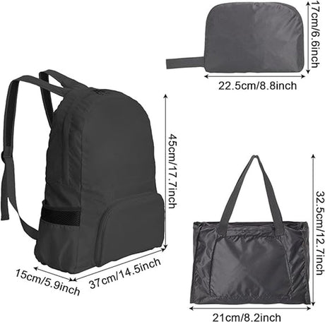 Backpack - Backpack - Bag - Backpacks - 25L Ultralight Foldable Backpack - Waterproof and Durable - Unisex - Suitable for Camping, Hiking, Travel, Walking, Cycling and Outdoor Shopping