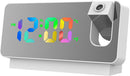 Wekker - Projection Alarm Clock - Digital Alarm Clock - Wekker Children's Alarm Clock - LED Mirror Alarm Clock - Wekker with Projection - Projection Alarm Clock with Temperature Display - Snooze - Night Mode - Adjustable Brightness - For Bedroom - Living