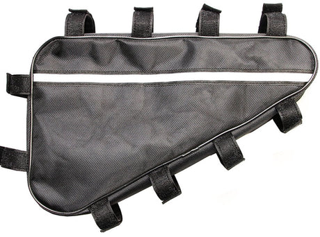 Bicycle bag - Driehoek bag for electric mountain bike battery - Waterproof Oxford cloth box - Large modification - Bicycle box - Bicycle storage tool set (39 x 36 x 22 cm)