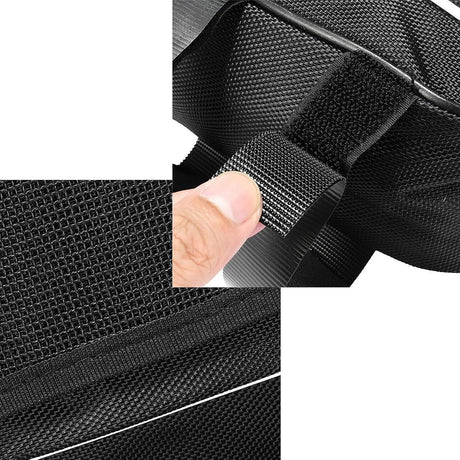 Bicycle bag - Driehoek bag for electric mountain bike battery - Waterproof Oxford cloth box - Large modification - Bicycle box - Bicycle storage tool set (39 x 36 x 22 cm)