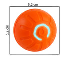 Pet Toys - Dog Toys - Interactive Dog Toys - Automatic Moving, Bouncing and Rotating Dog Ball - IPX7 Waterproof - Active Rolling Ball for Small and Medium Dogs (Orange)