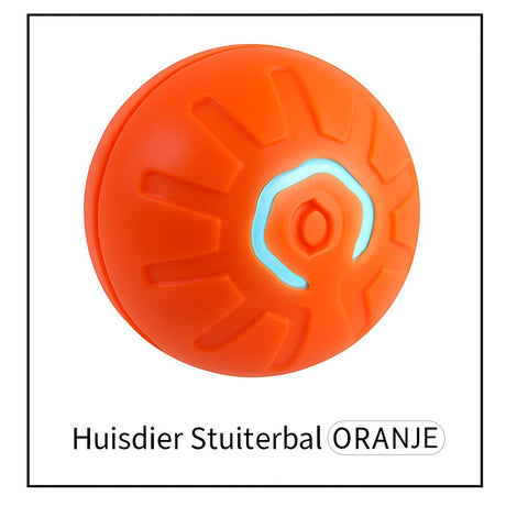 Pet Toys - Dog Toys - Interactive Dog Toys - Automatic Moving, Bouncing and Rotating Dog Ball - IPX7 Waterproof - Active Rolling Ball for Small and Medium Dogs (Orange)
