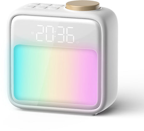 Wekker - Digital Alarm Clock - Alarm Clocks - Night Light - Wekker bedroom alarm clock with built-in battery - 6 scenes and noise synchronization - Dual alarm and snooze function - Perfect for deep sleepers - Gift for children and teenagers