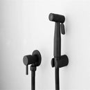 Shower head - Bidet Black, hand shower in the bathroom, toilet sprayer, stainless steel, toilet faucet