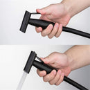 Shower head - Bidet Black, hand shower in the bathroom, toilet sprayer, stainless steel, toilet faucet