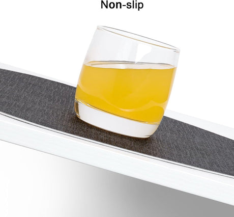 Round, washable, reversible, non-slip, heat-resistant placemats for indoor and outdoor use (set of 4, dark brown)