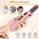 Electric Foot File - Professional Callus Remover - Pack of 10 - 3 Adjustable Speeds - For Dead Skin and Calluses - Pink