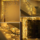 Beautiful LED Vine Branch Wall Light - 2 meters Long, 144 LED Lights - Suitable for Indoor and Outdoor Use - 8 Lighting Modes - Flexible and Decorative - Brown