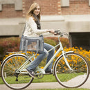 Bicycle panniers - Dog carrier bag for airplanes - Carrier bag for small dogs - Size L - Cat basket, dog basket, portable pet basket with soft sides - Foldable for puppy/rabbit travel