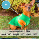 Dog coat - Fleece dog vest - Winter dog coat - Warm dog coat - Fleece dog sweater - Ring leash - Perfect for small dogs - Medium-sized dogs - Black - Size M