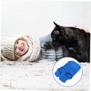 Dog Coat - Fleece Vest - Dog Sweater - Warm Winter Coat - Pull-On Fleece Coat - Leash with Ring - Perfect for Small and Medium Dogs - Blue - Size XL