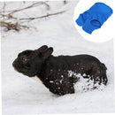 Dog Coat - Fleece Vest - Dog Sweater - Warm Winter Coat - Pull-On Fleece Coat - Leash with Ring - Perfect for Small and Medium Dogs - Blue - Size XL