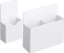 Pen holder - Magnetic pen holder - Marker holder - Marker holder for school - Whiteboard - Magnetic - Marker storage - Pencil organizer for pencil case - Set of 2 - White