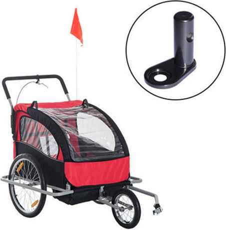 Bicycle trailer hitch - Bicycle trailer - Child's bicycle trailer hitch