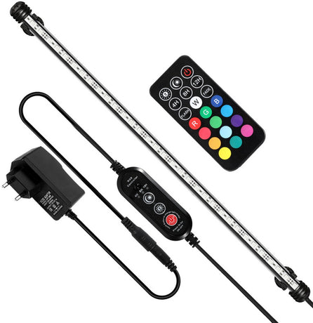 RGB Aquarium Light with Controller - Length 48.5 cm - 5.4 Watt - Aquarium Lamp - Aquarium Lamp - Aquarium Lamp - Dimmable