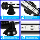 RGB Aquarium Light with Controller - Length 48.5 cm - 5.4 Watt - Aquarium Lamp - Aquarium Lamp - Aquarium Lamp - Dimmable
