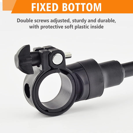 2-Piece Convex Bicycle Mirrors - Universal HD Handlebar Mirrors with 360-Degree Rotation and Wider Field of View for Bicycles and Electric Bikes