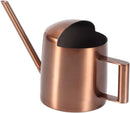Small 300ml stainless steel watering can with long spout - ideal for flowers and household use